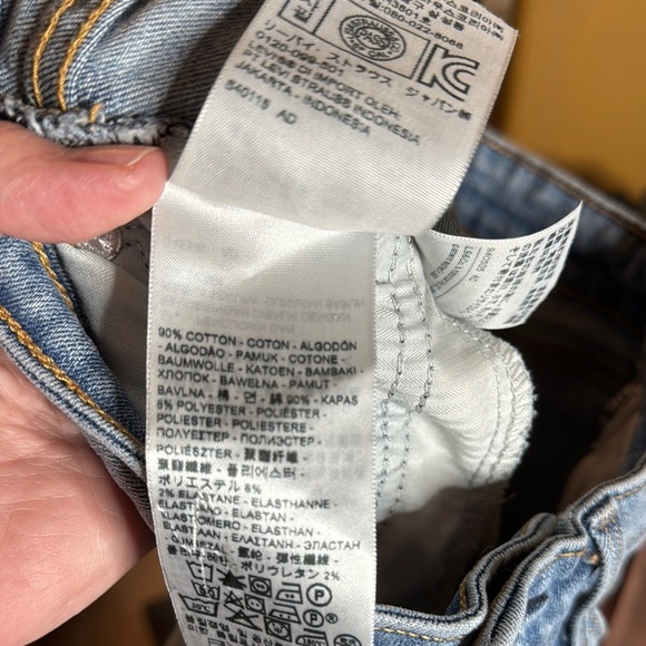 Levi’s Slight Curve Modern Rise Bootcut Skinny Light Blue Women's Jeans Size 26 - Picture 9 of 10